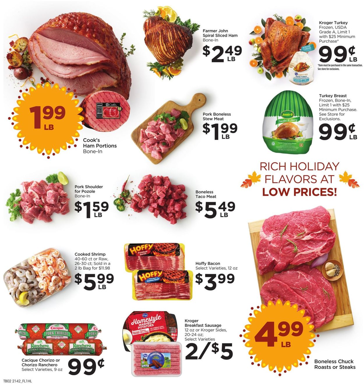 Catalogue Food 4 Less THANKSGIVING 2021 from 11/17/2021