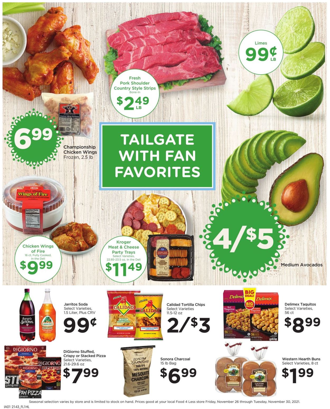Catalogue Food 4 Less from 11/26/2021
