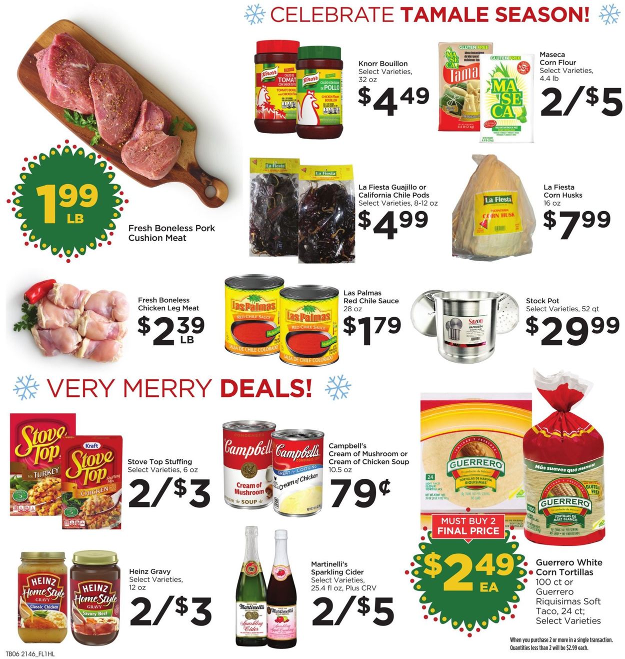 Catalogue Food 4 Less HOLIDAY 2021 from 12/15/2021