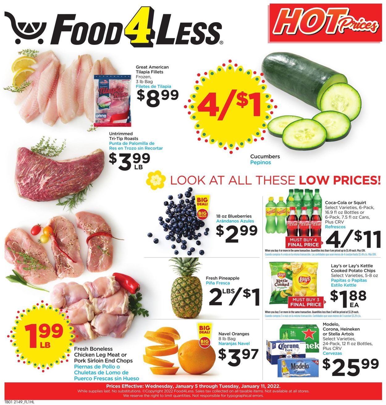Catalogue Food 4 Less from 01/05/2022