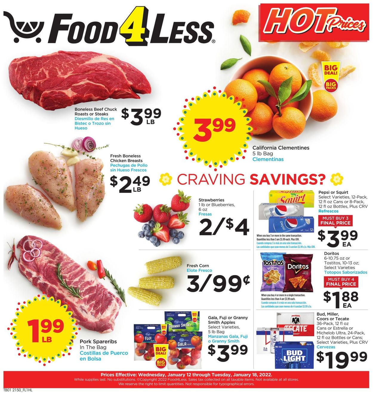 Catalogue Food 4 Less from 01/12/2022