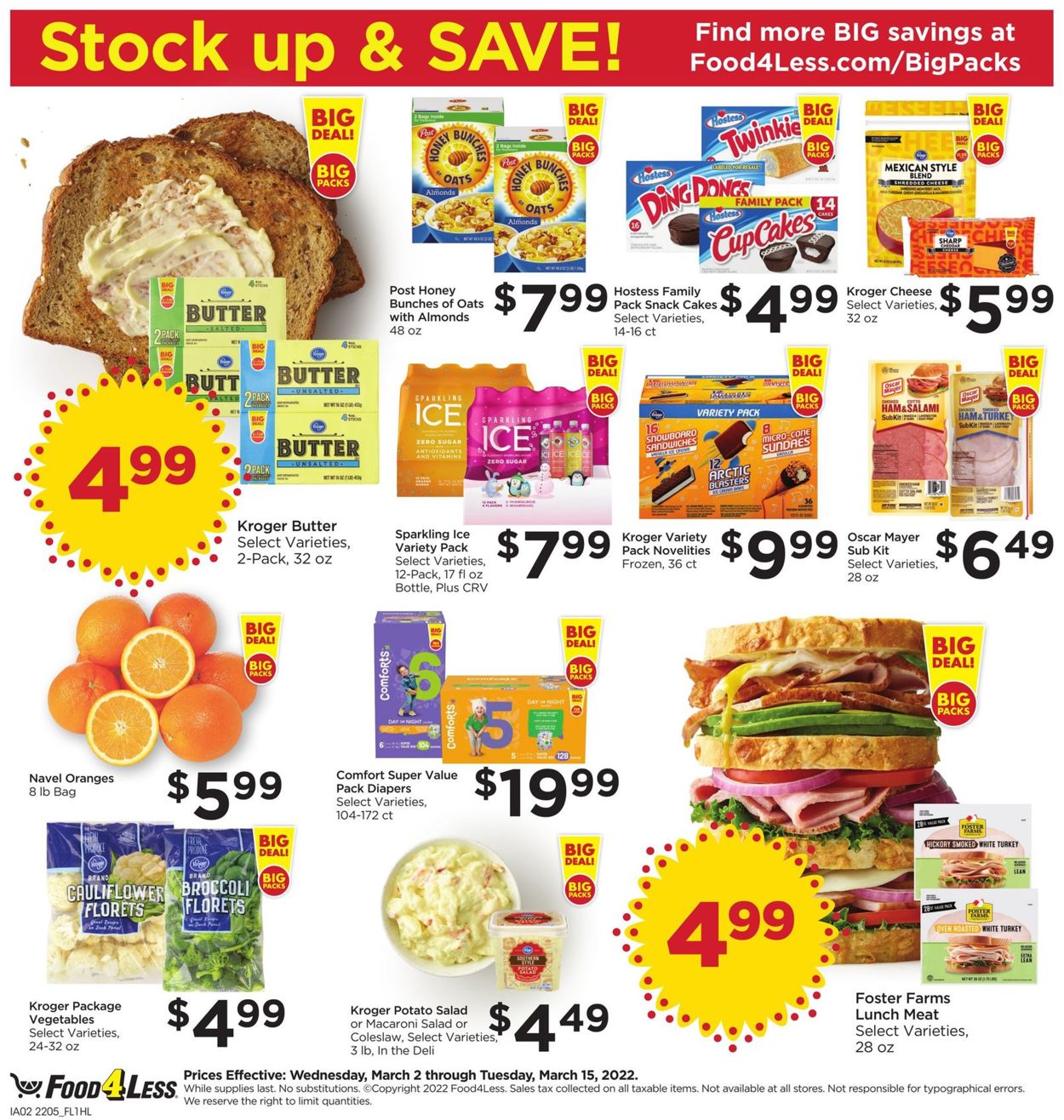 Catalogue Food 4 Less from 03/02/2022