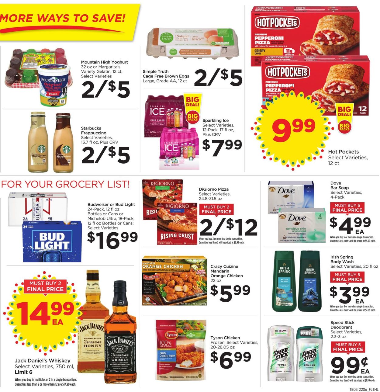 Catalogue Food 4 Less from 03/09/2022