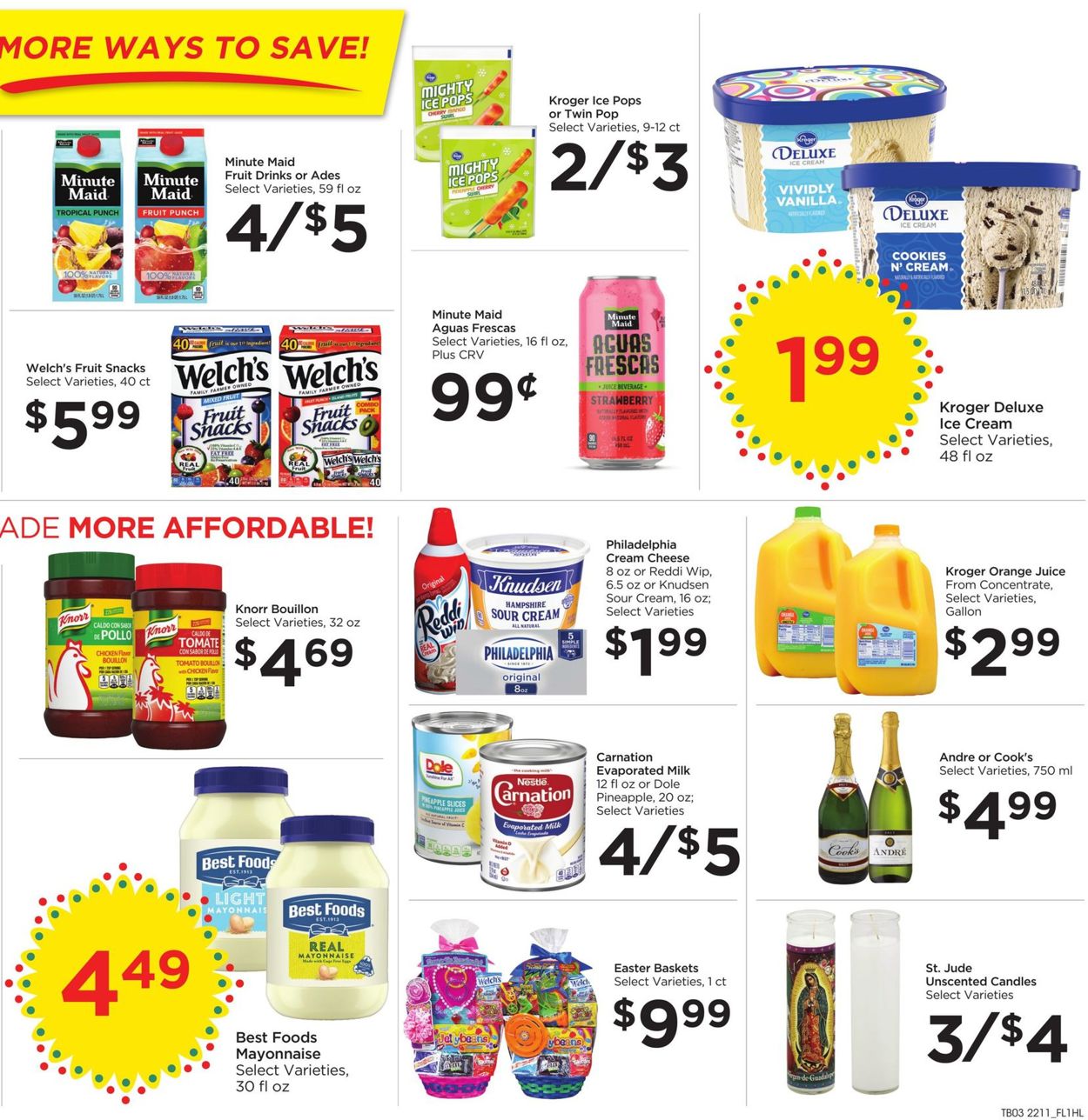 Catalogue Food 4 Less EASTER 2022 from 04/13/2022