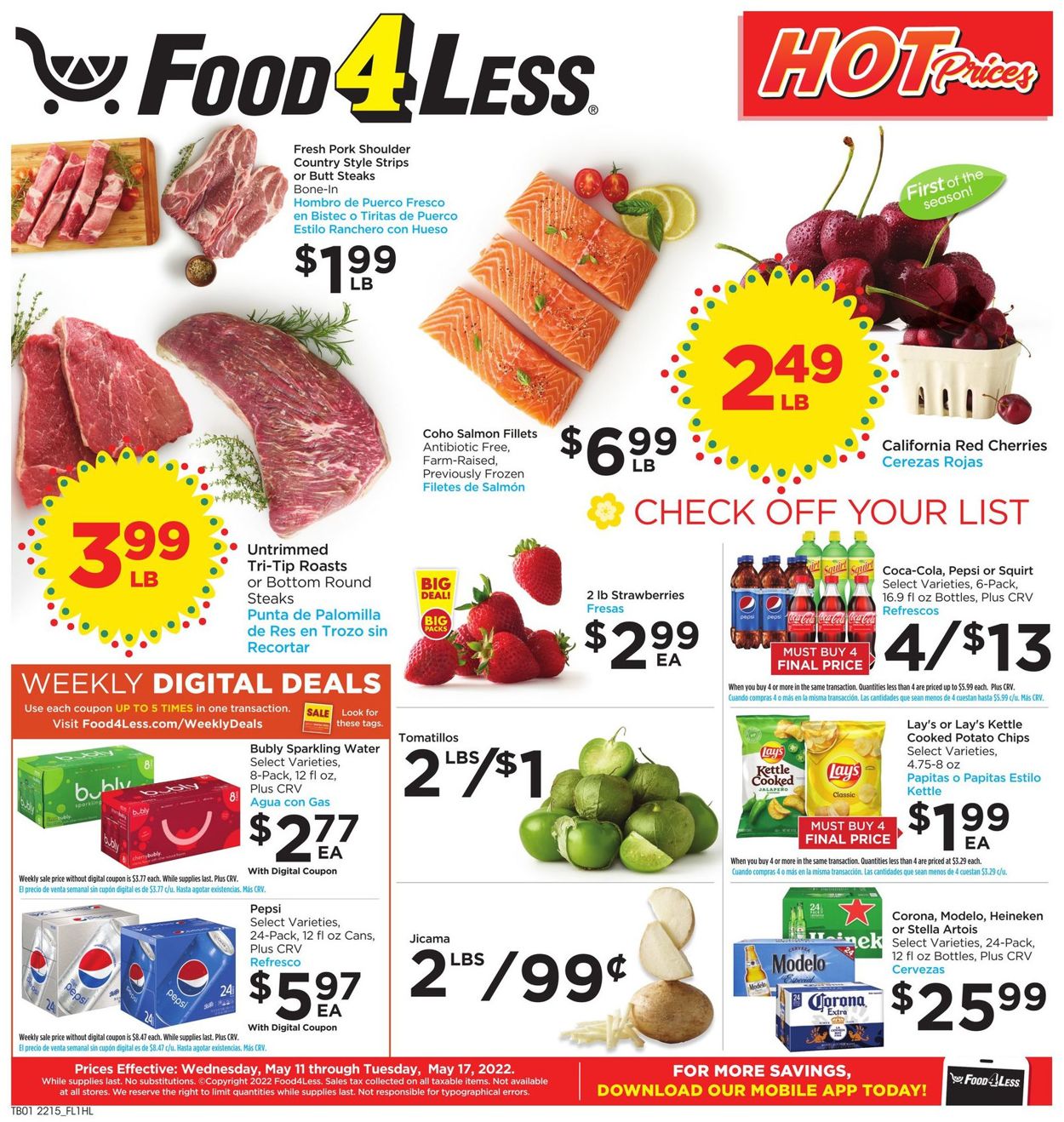 Catalogue Food 4 Less from 05/11/2022