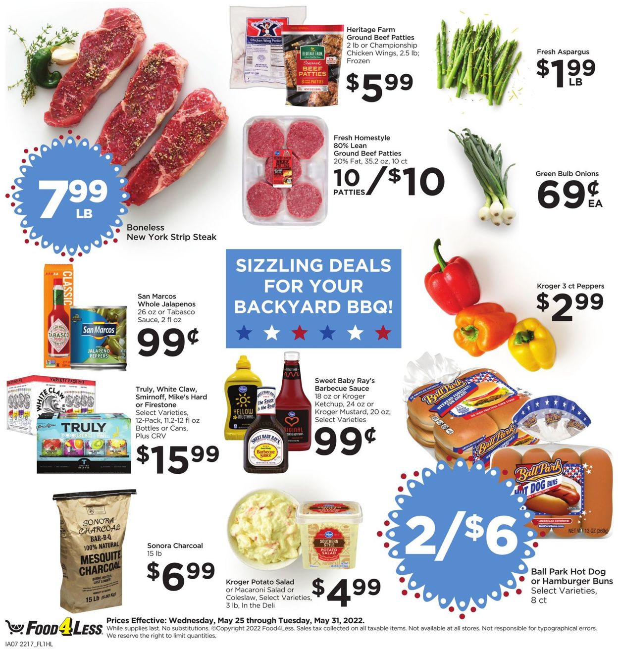 Catalogue Food 4 Less from 05/25/2022