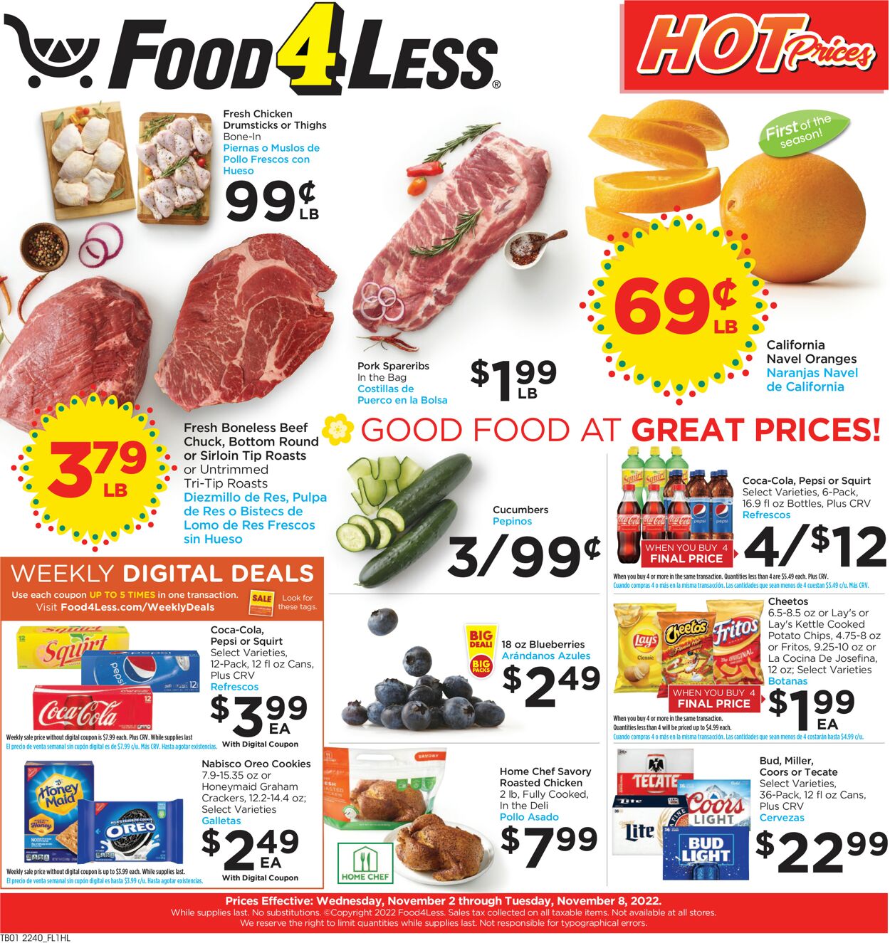 Catalogue Food 4 Less from 11/02/2022