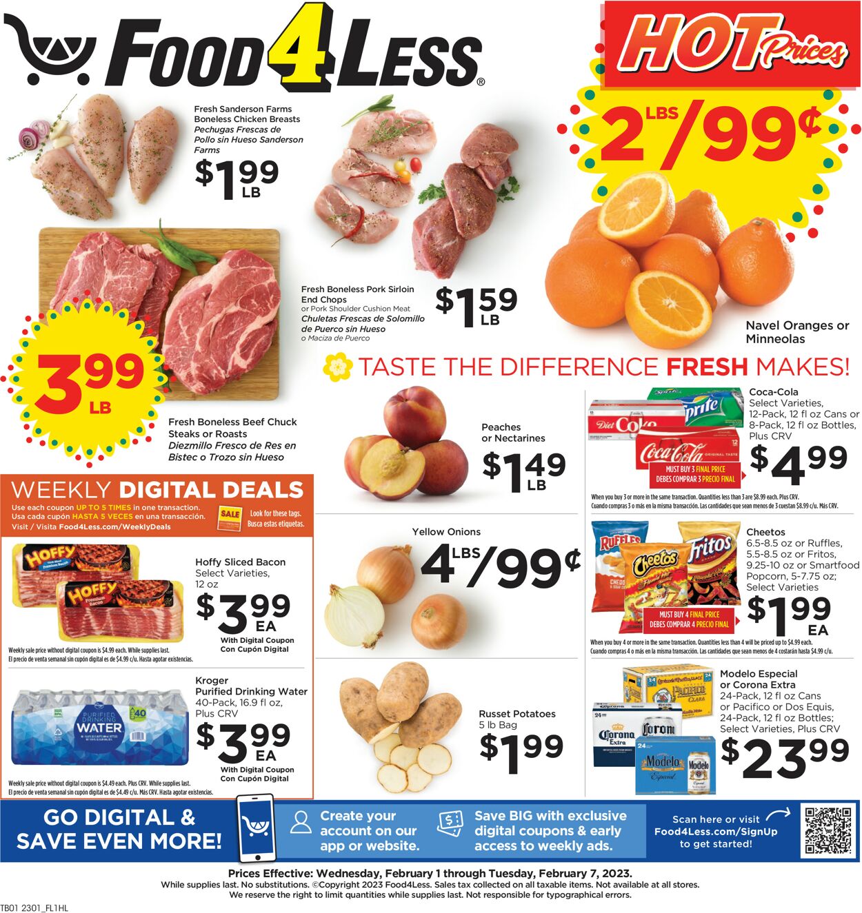 Catalogue Food 4 Less from 02/01/2023
