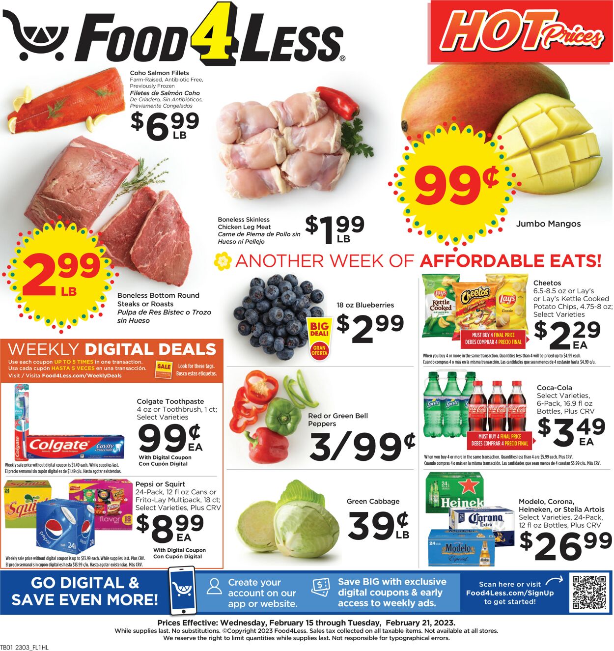Catalogue Food 4 Less from 02/15/2023
