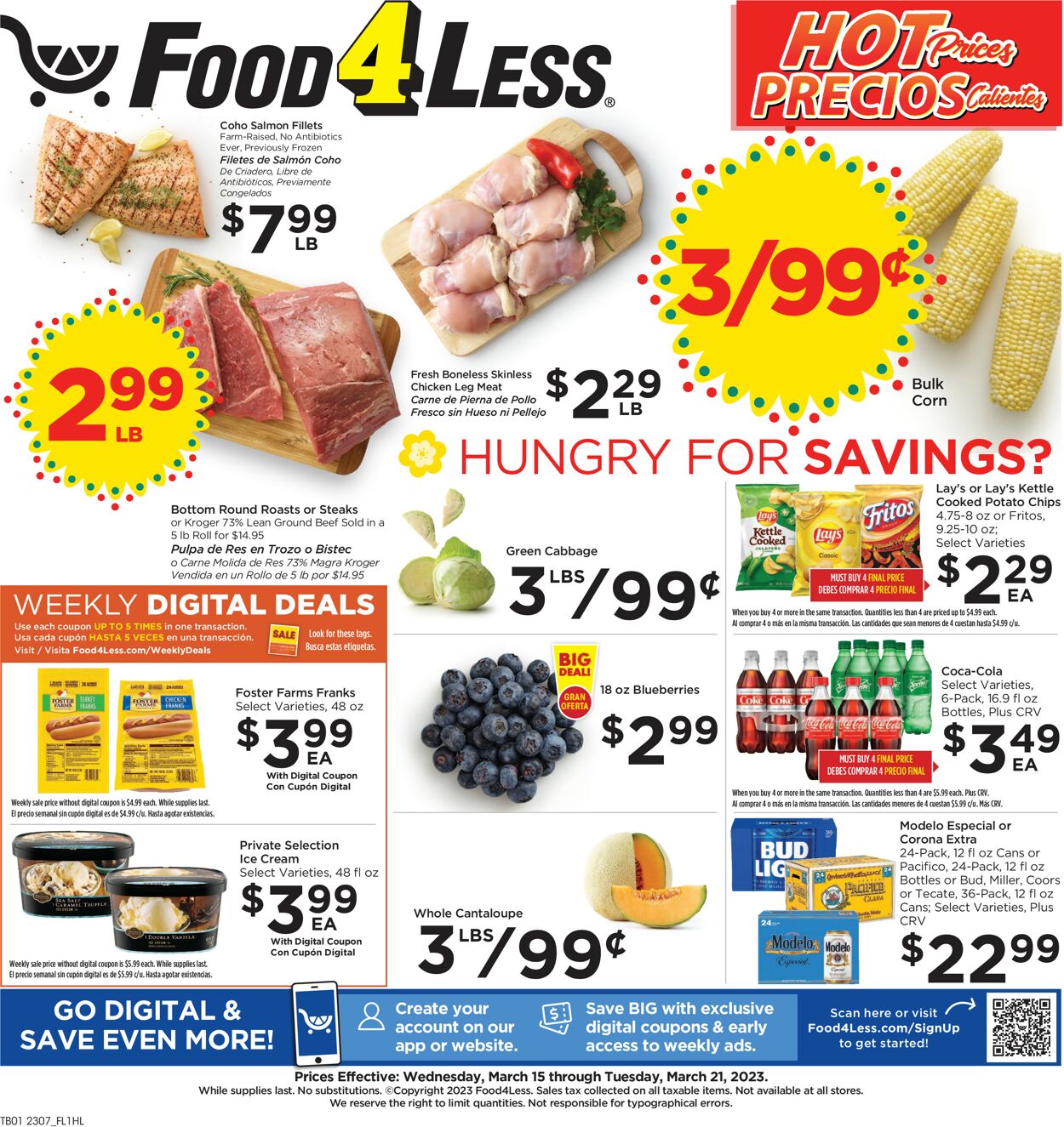 Catalogue Food 4 Less from 03/15/2023