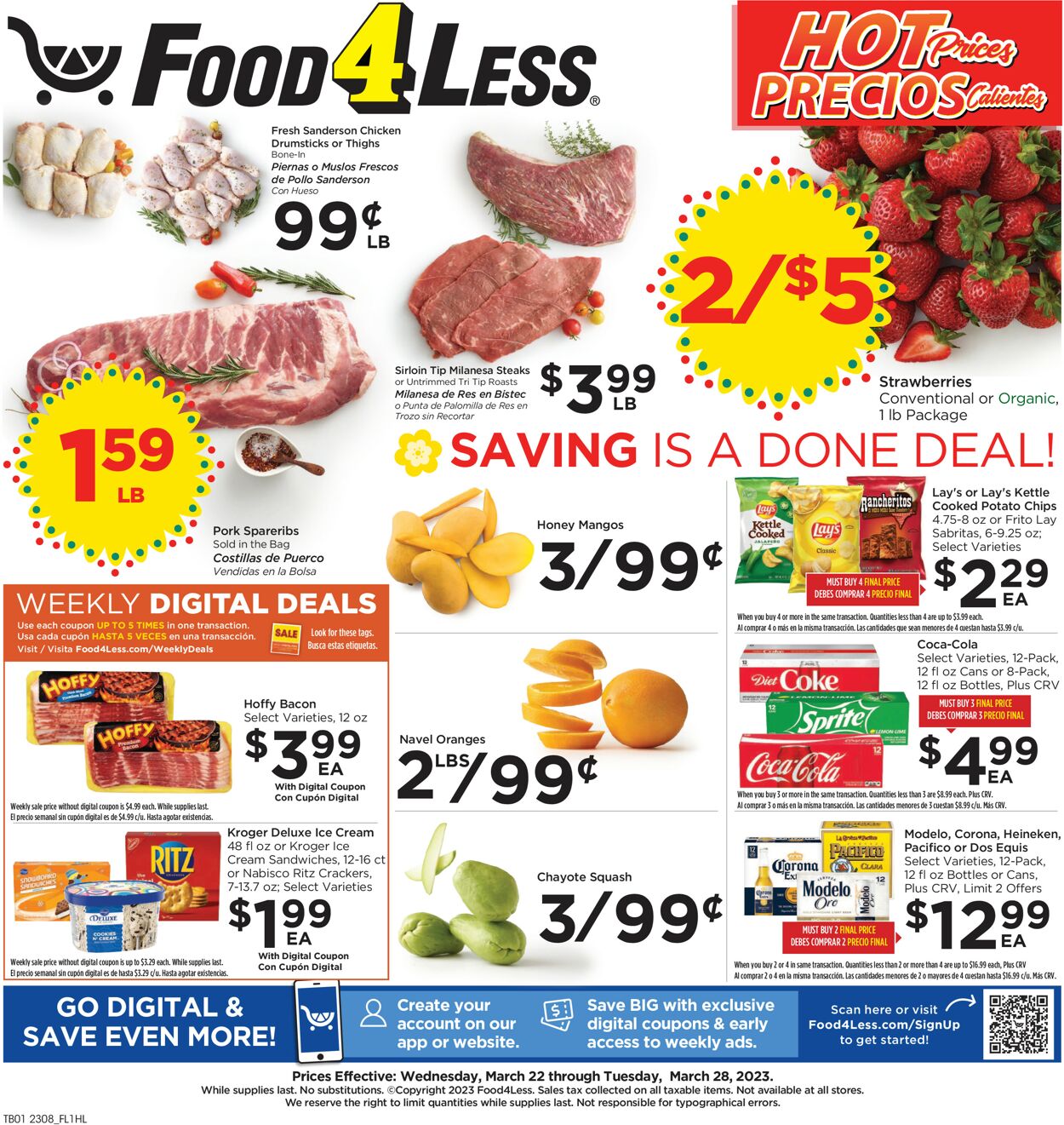 Catalogue Food 4 Less from 03/22/2023