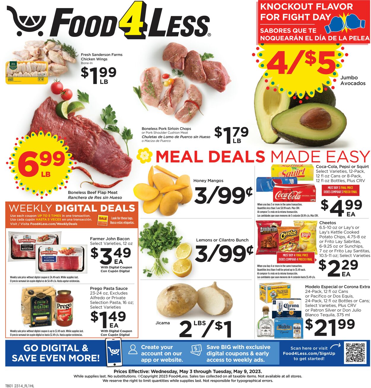 Catalogue Food 4 Less from 05/03/2023