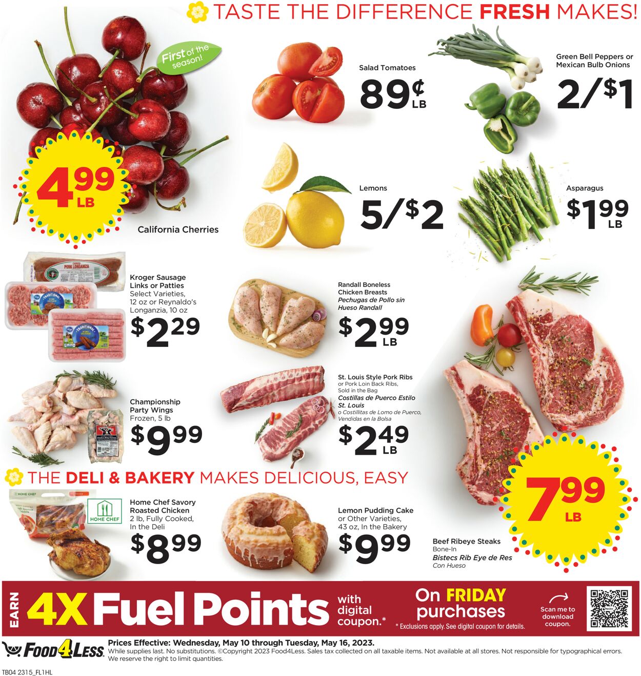 Catalogue Food 4 Less from 05/10/2023