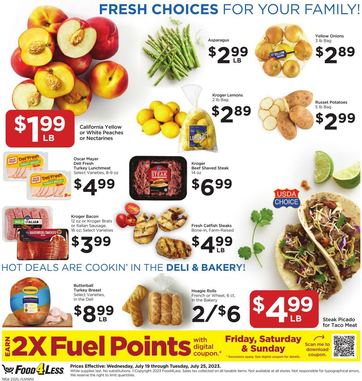 Catalogue Food 4 Less from 07/19/2023