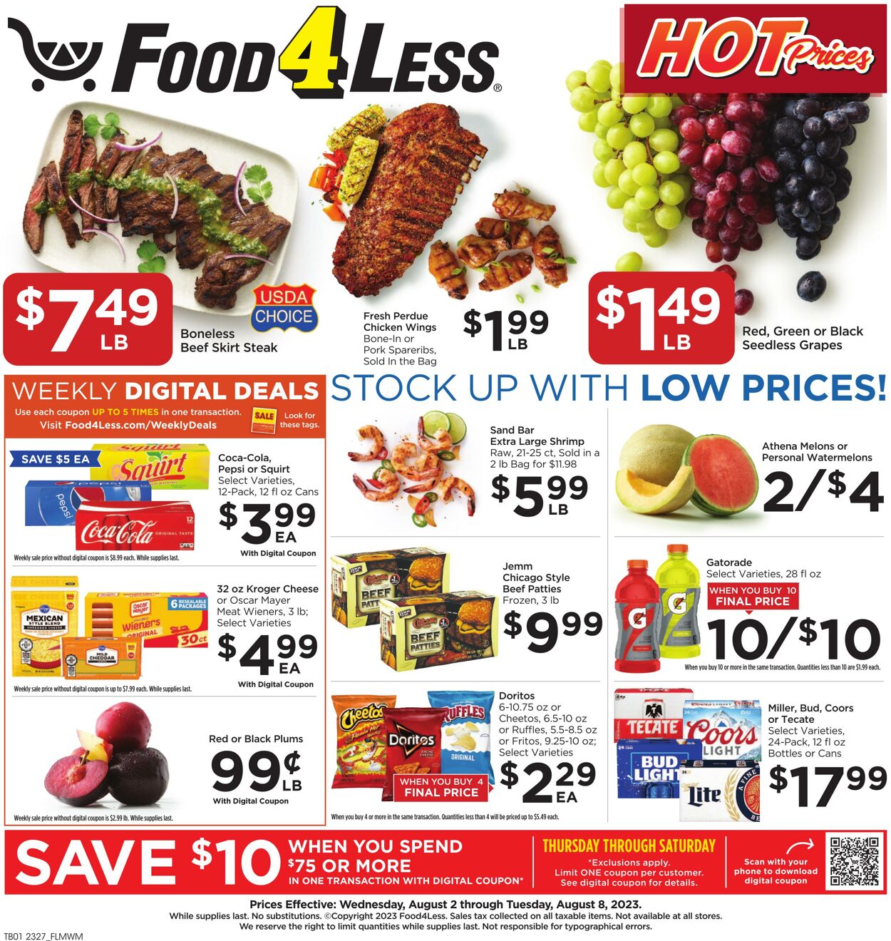 Catalogue Food 4 Less from 08/02/2023