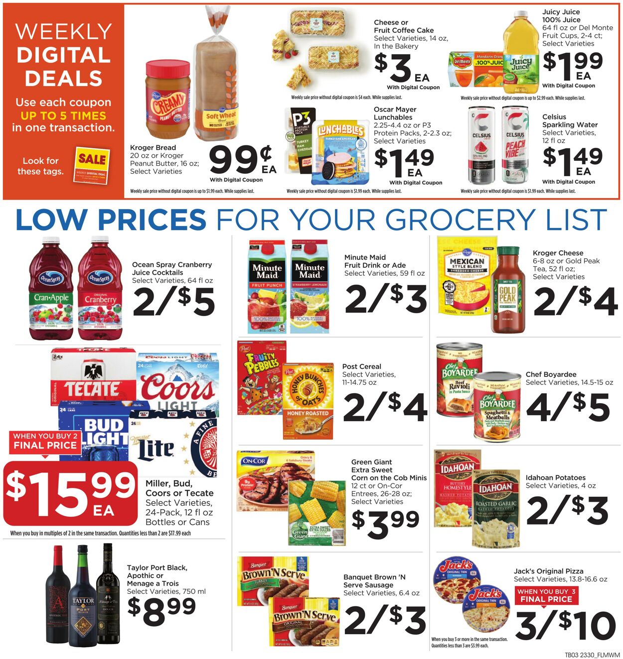 Catalogue Food 4 Less from 08/23/2023