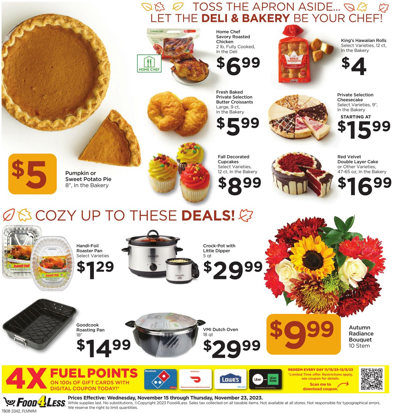 Catalogue Food 4 Less from 11/15/2023