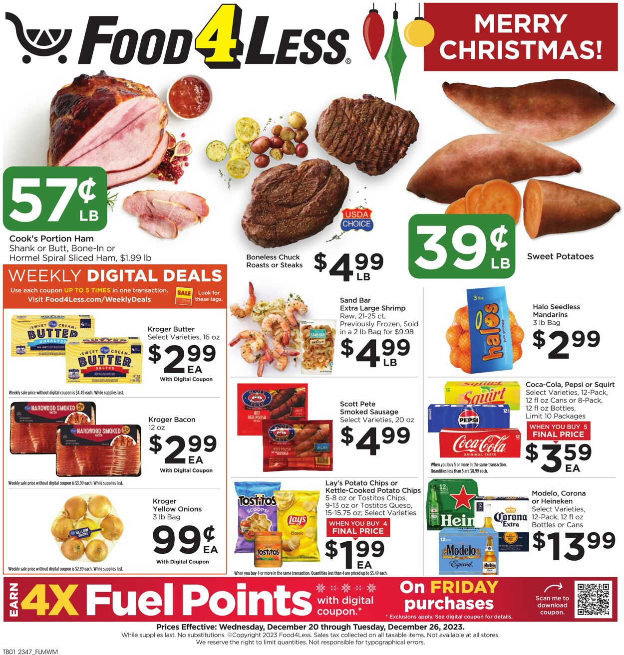 Catalogue Food 4 Less from 12/20/2023