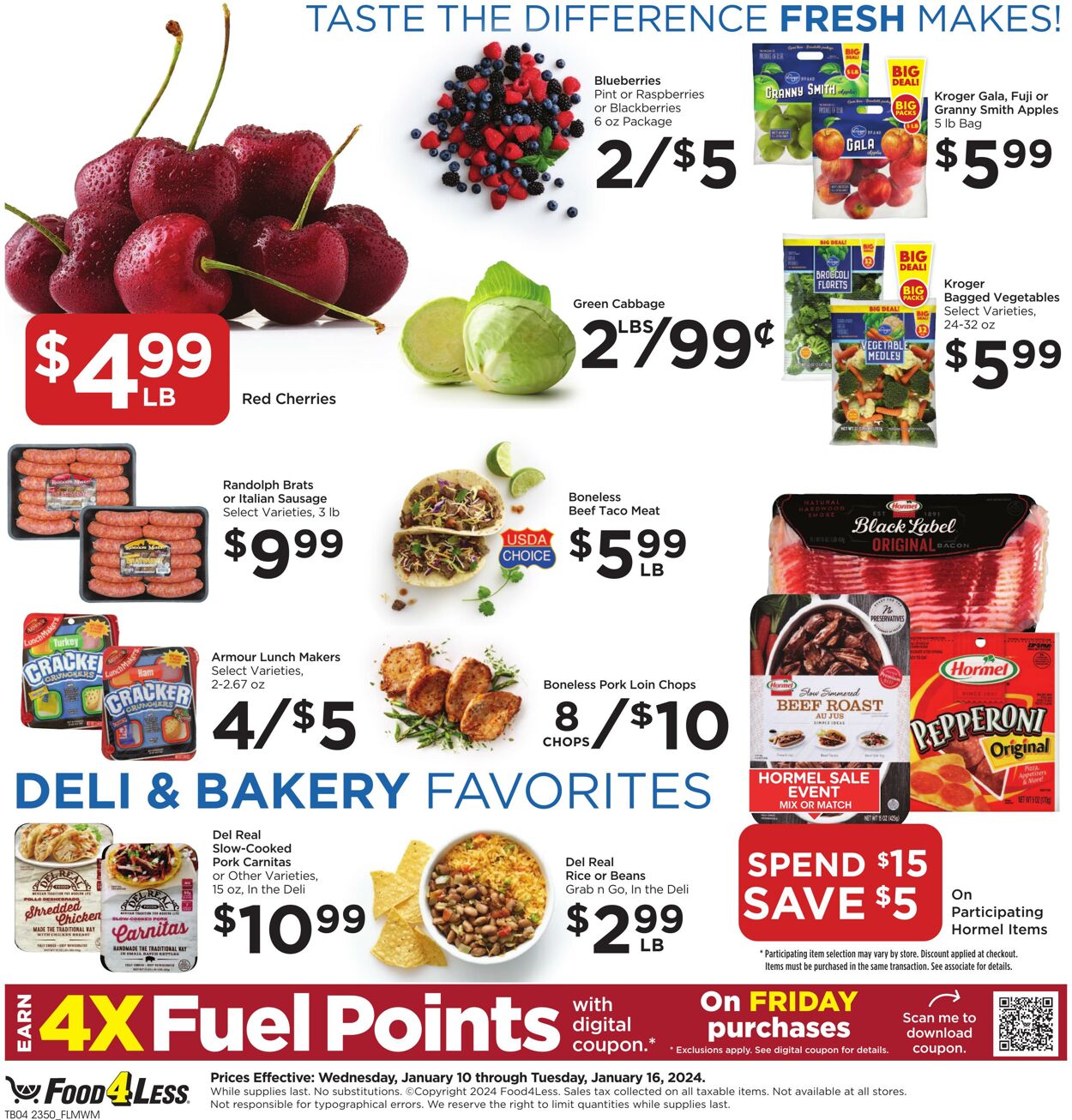 Catalogue Food 4 Less from 01/10/2024