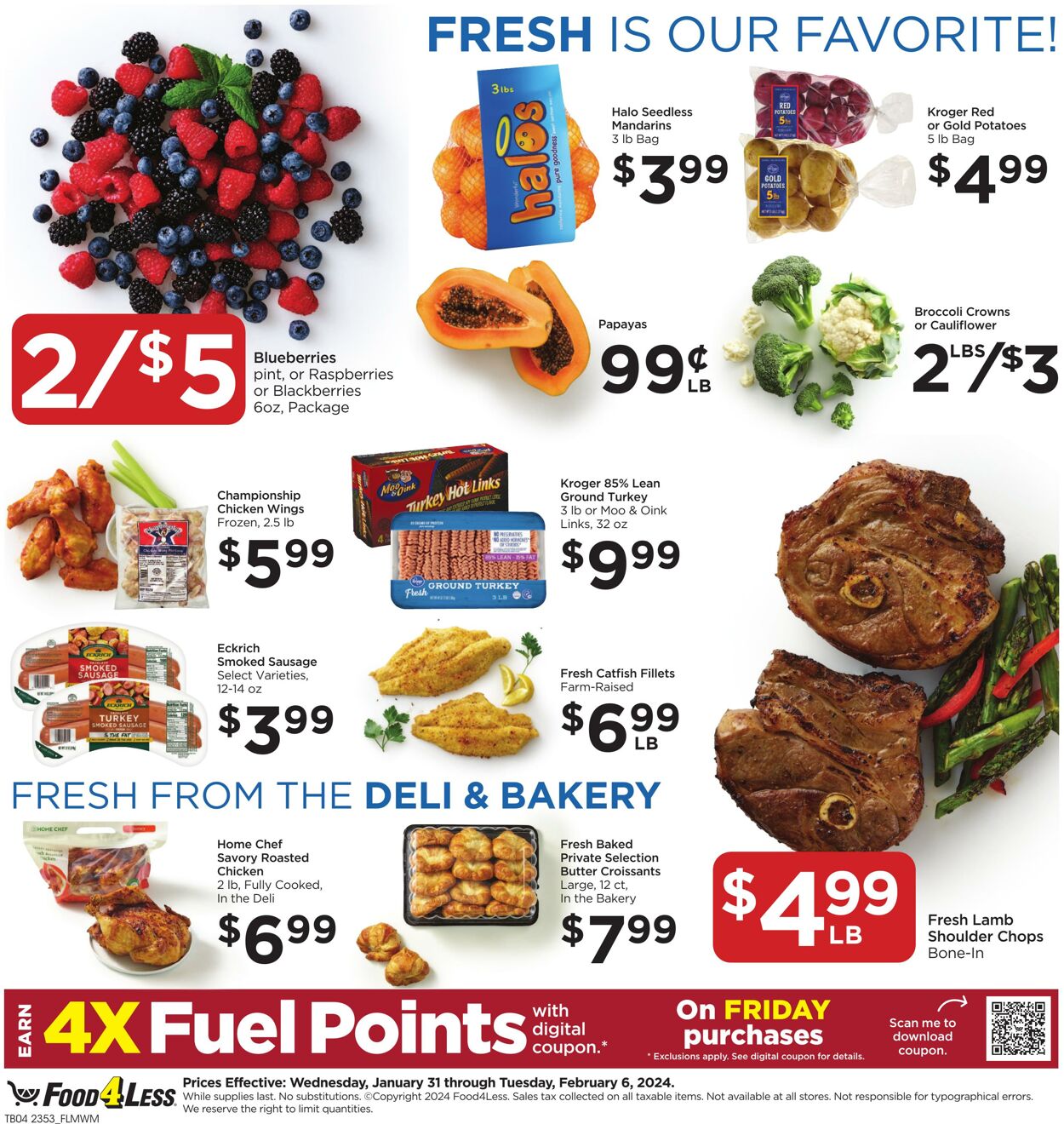 Catalogue Food 4 Less from 01/31/2024