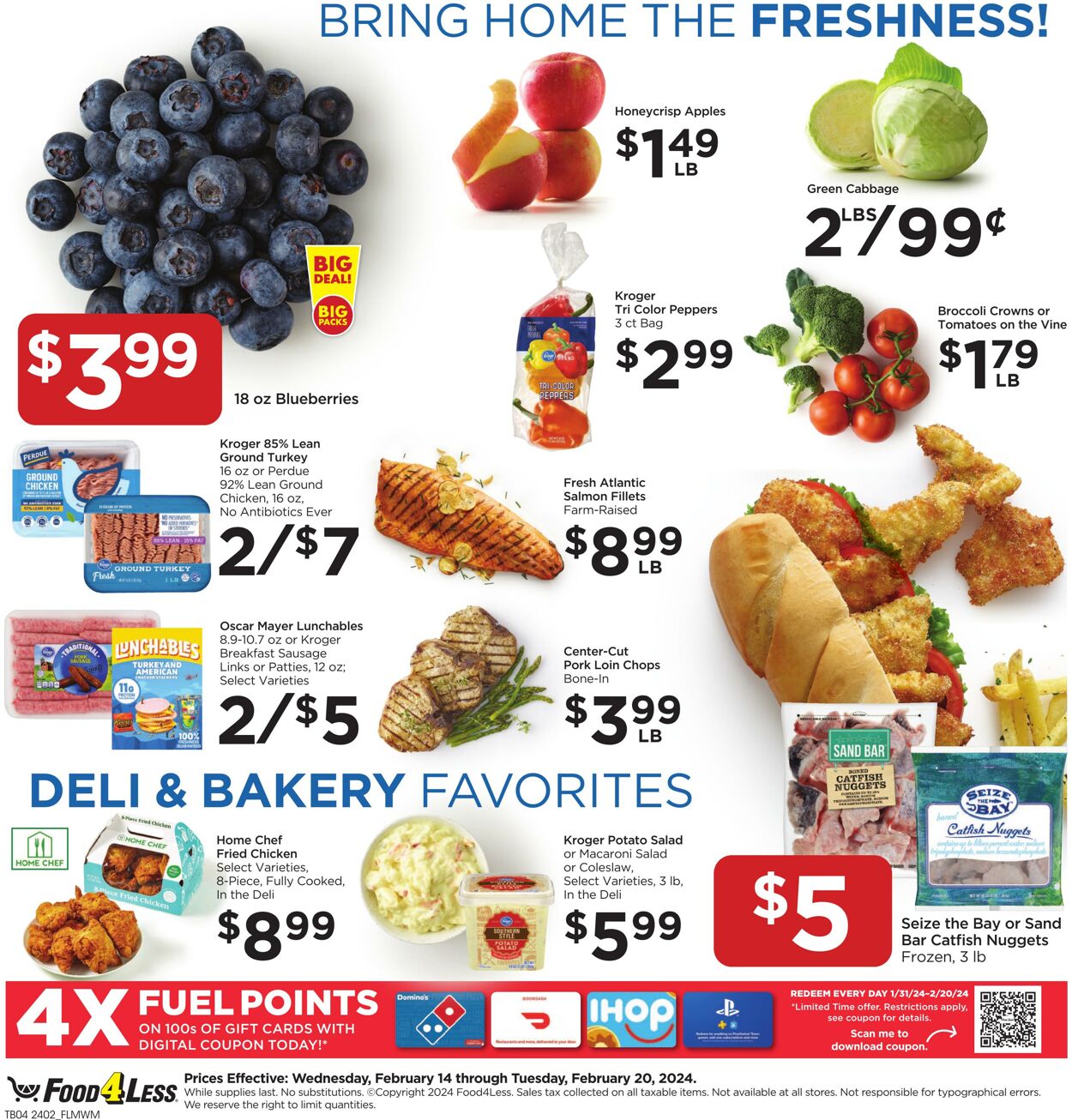 Catalogue Food 4 Less from 02/14/2024