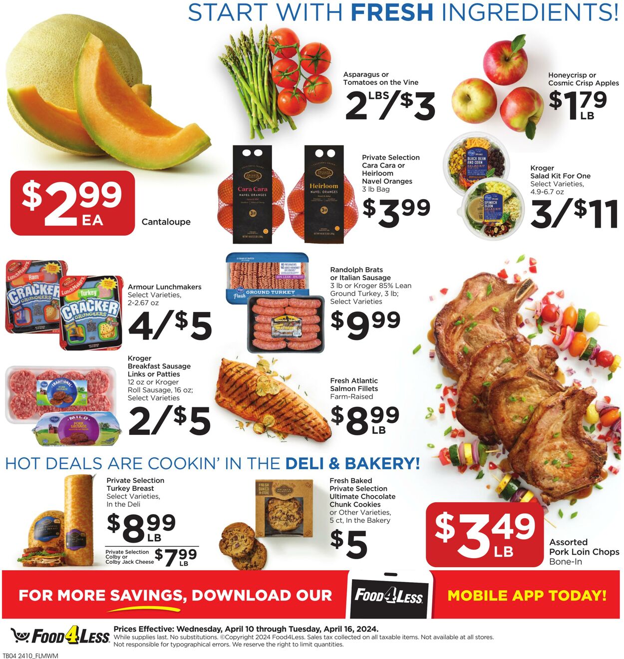 Catalogue Food 4 Less from 04/10/2024