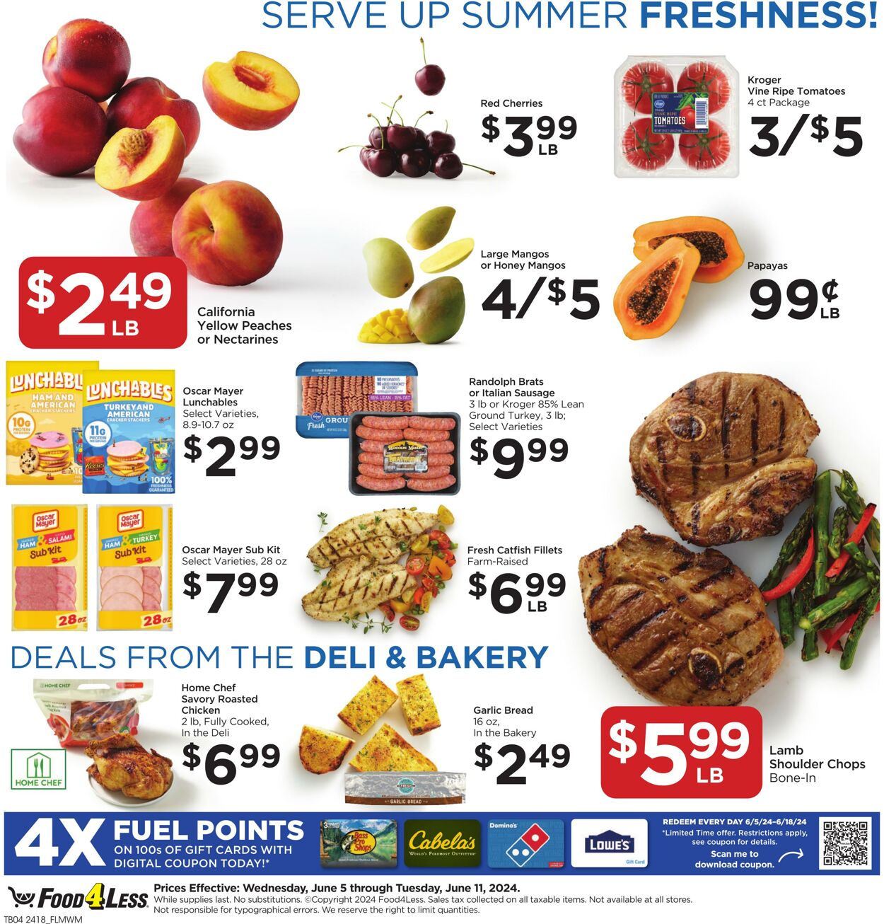 Catalogue Food 4 Less from 06/05/2024