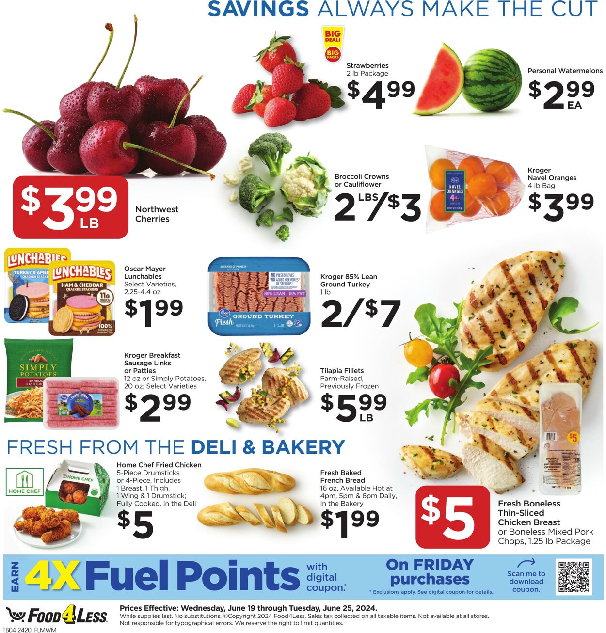 Catalogue Food 4 Less from 06/19/2024