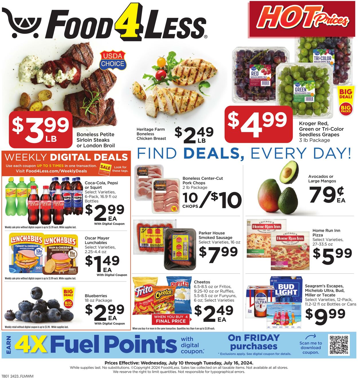 Catalogue Food 4 Less from 07/10/2024