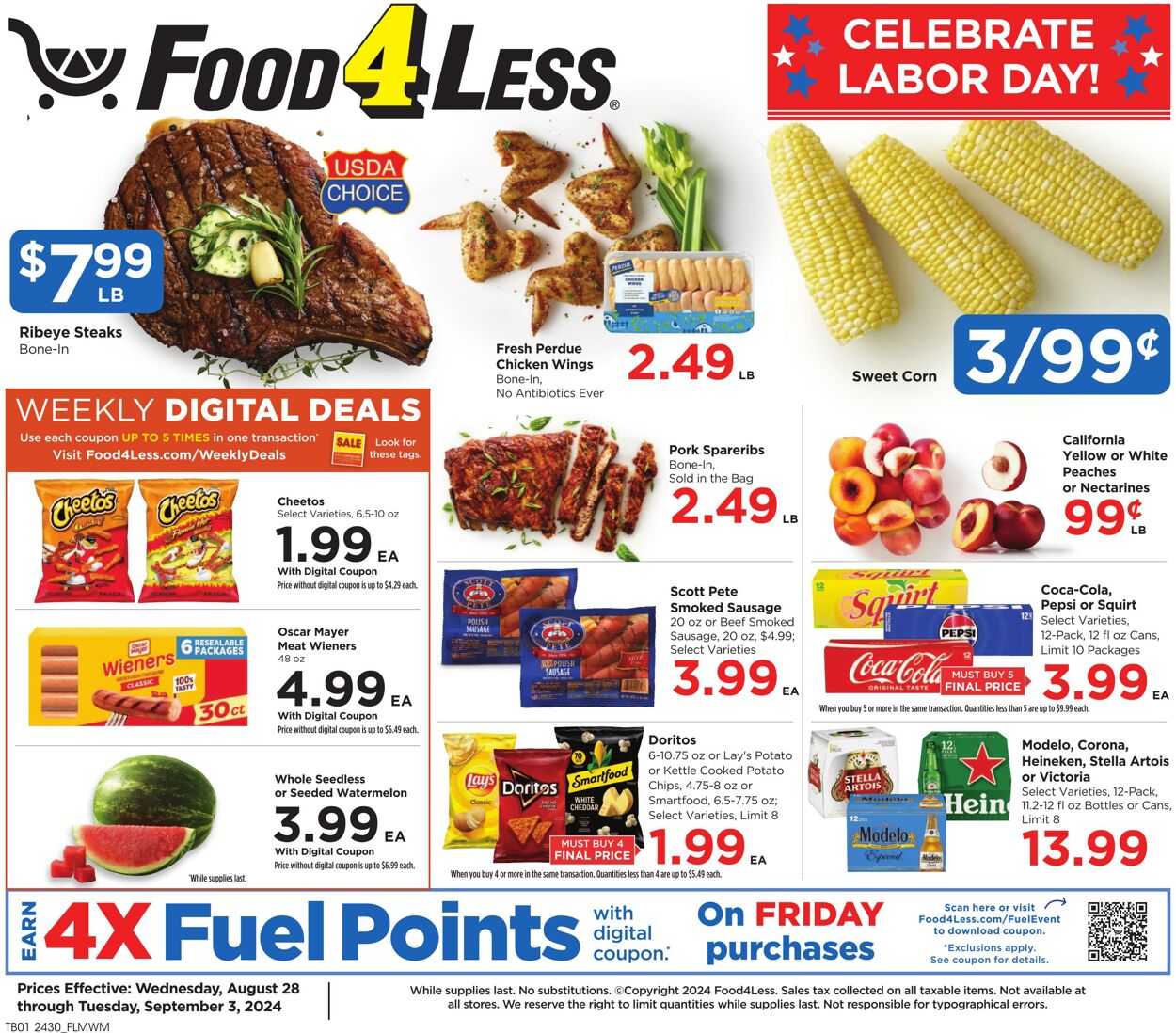 Catalogue Food 4 Less from 08/28/2024