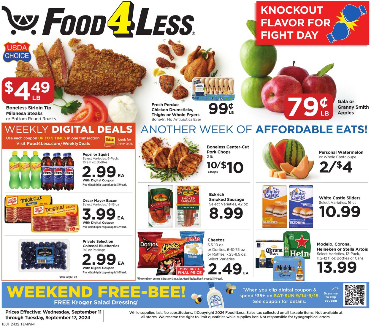 Catalogue Food 4 Less from 09/11/2024