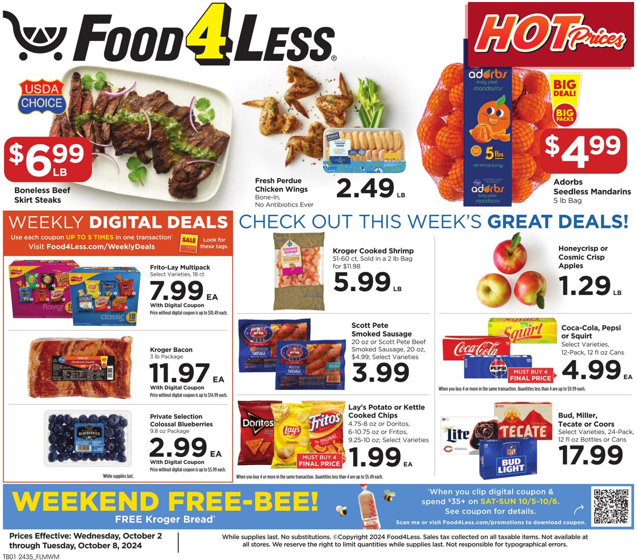 Catalogue Food 4 Less from 10/02/2024