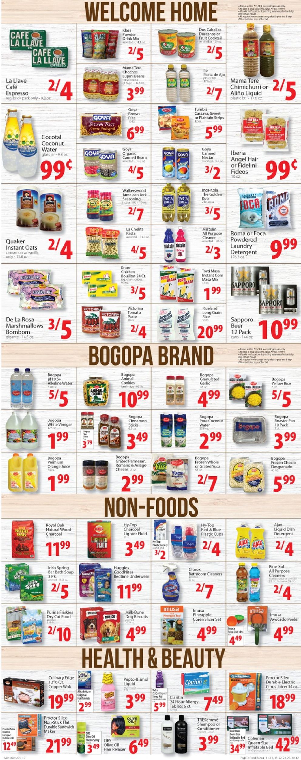 Catalogue Food Bazaar from 05/09/2019