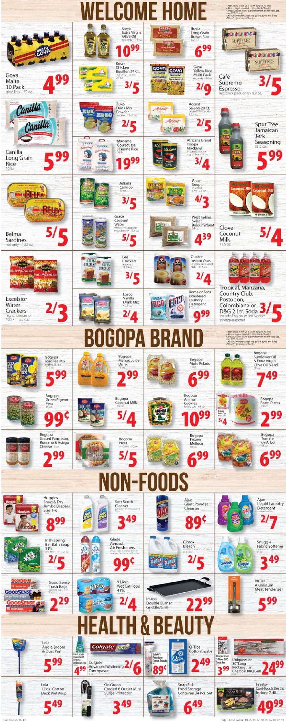 Catalogue Food Bazaar from 05/16/2019