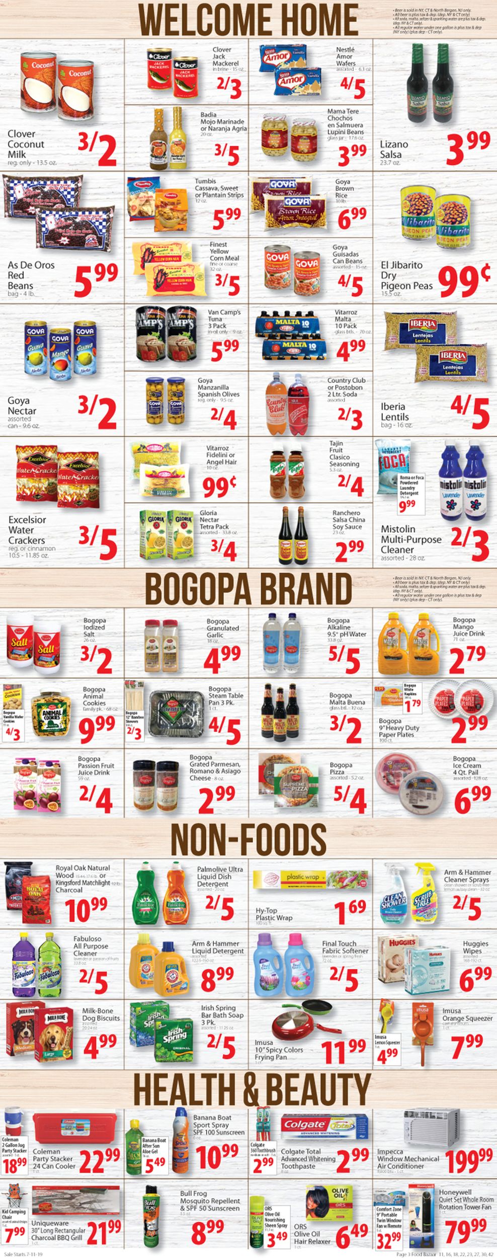 Catalogue Food Bazaar from 07/11/2019