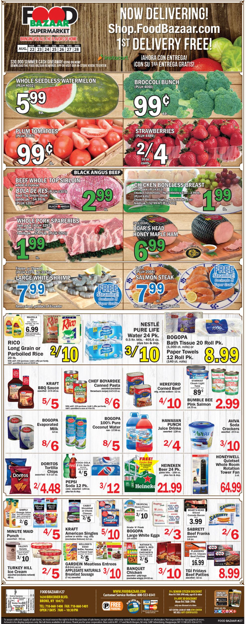 Catalogue Food Bazaar from 08/22/2019