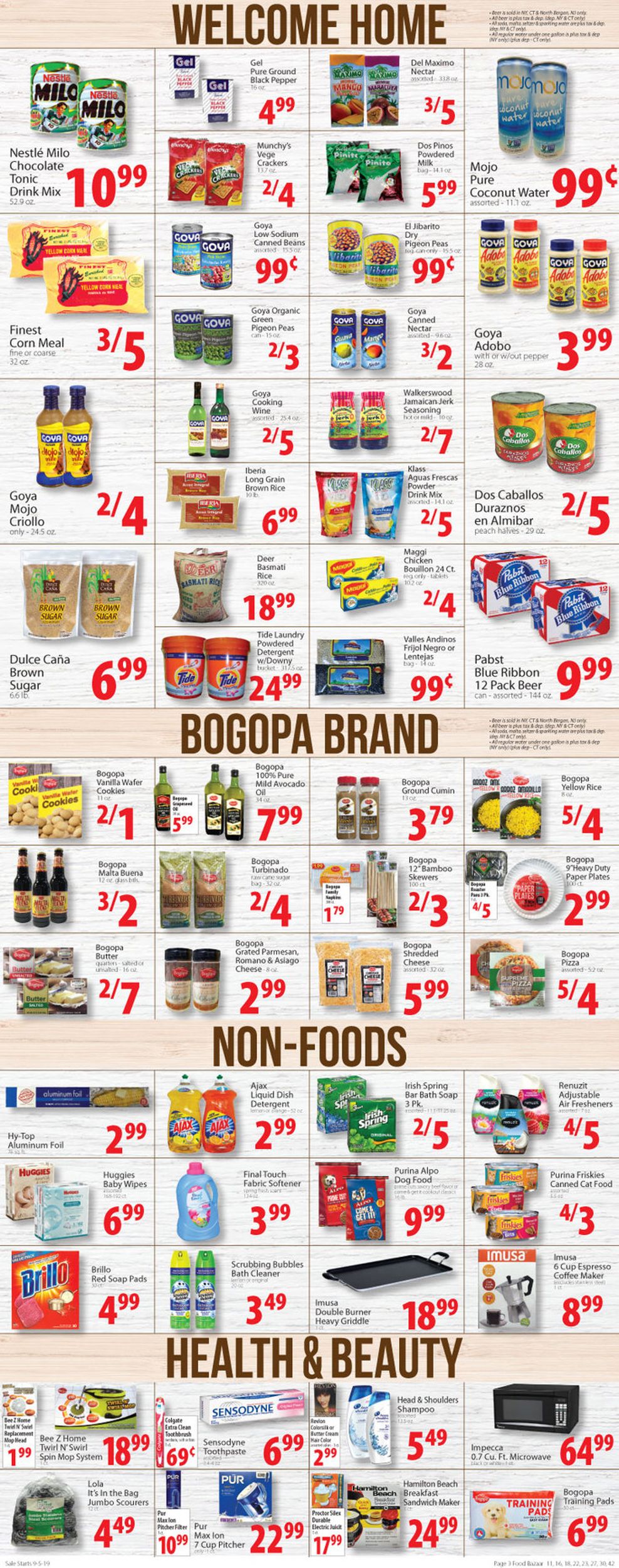Catalogue Food Bazaar from 09/05/2019