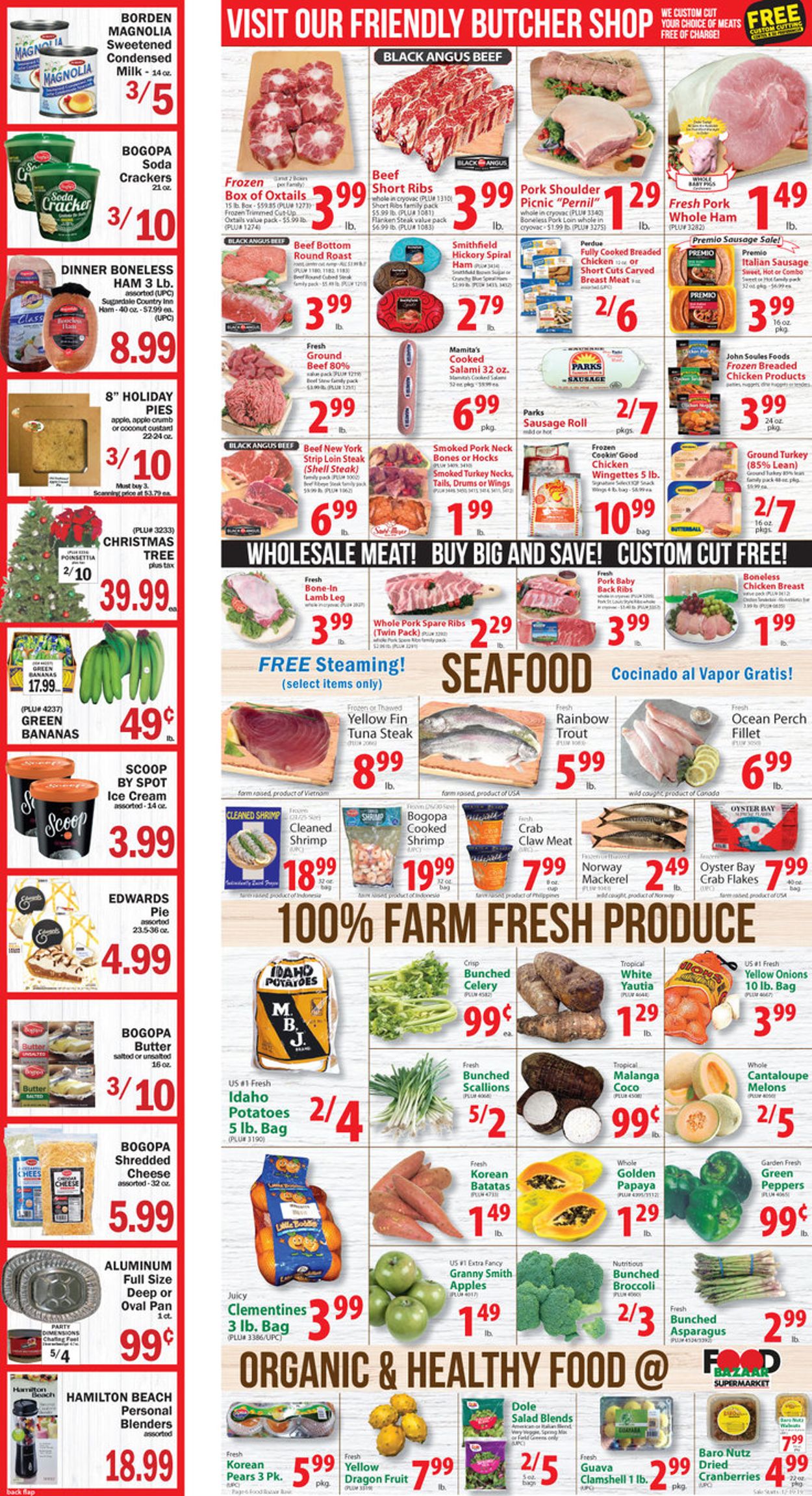 Catalogue Food Bazaar - Holidays Ad 2019 from 12/19/2019