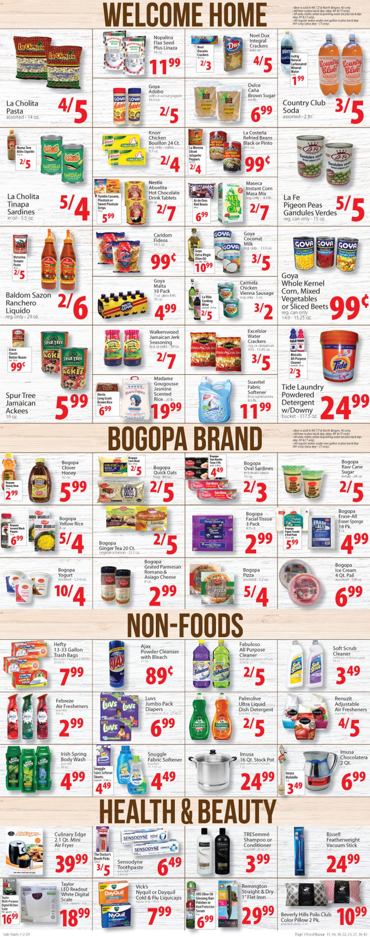Catalogue Food Bazaar from 01/02/2020