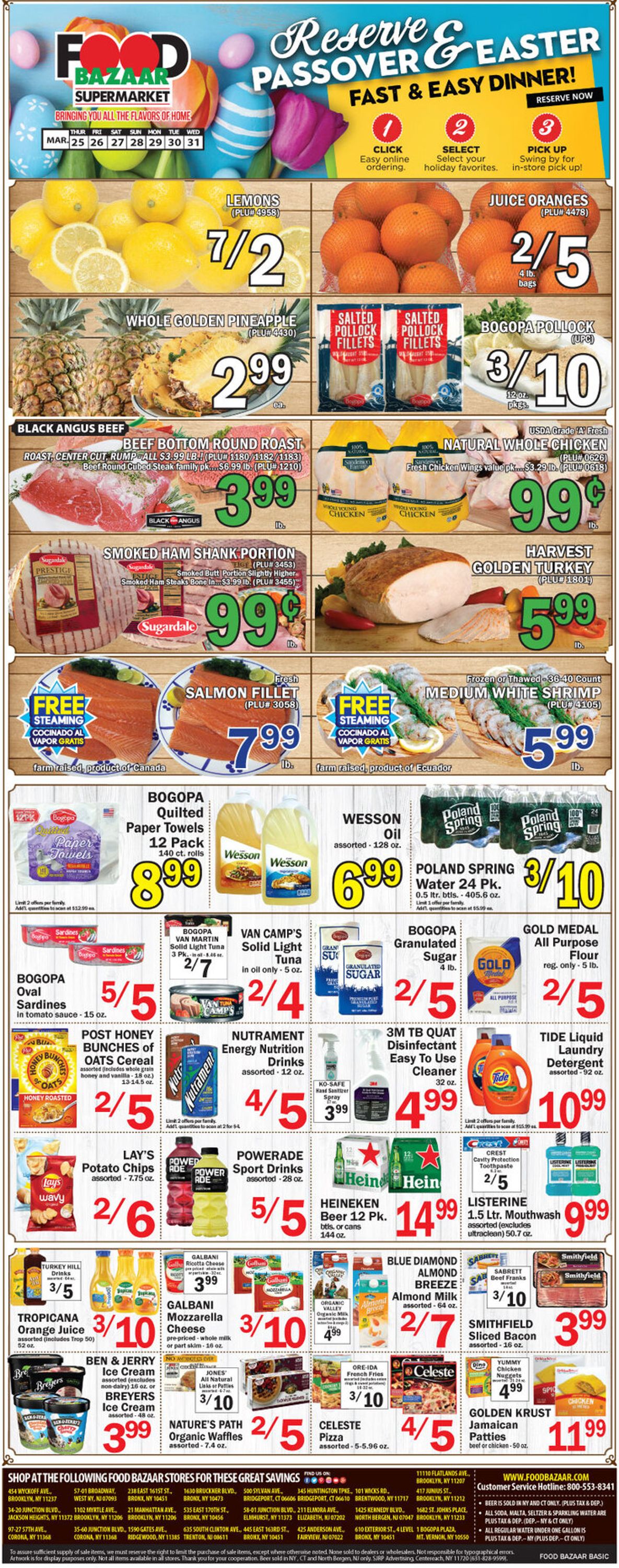 Catalogue Food Bazaar - Easter 2021 Ad from 03/25/2021