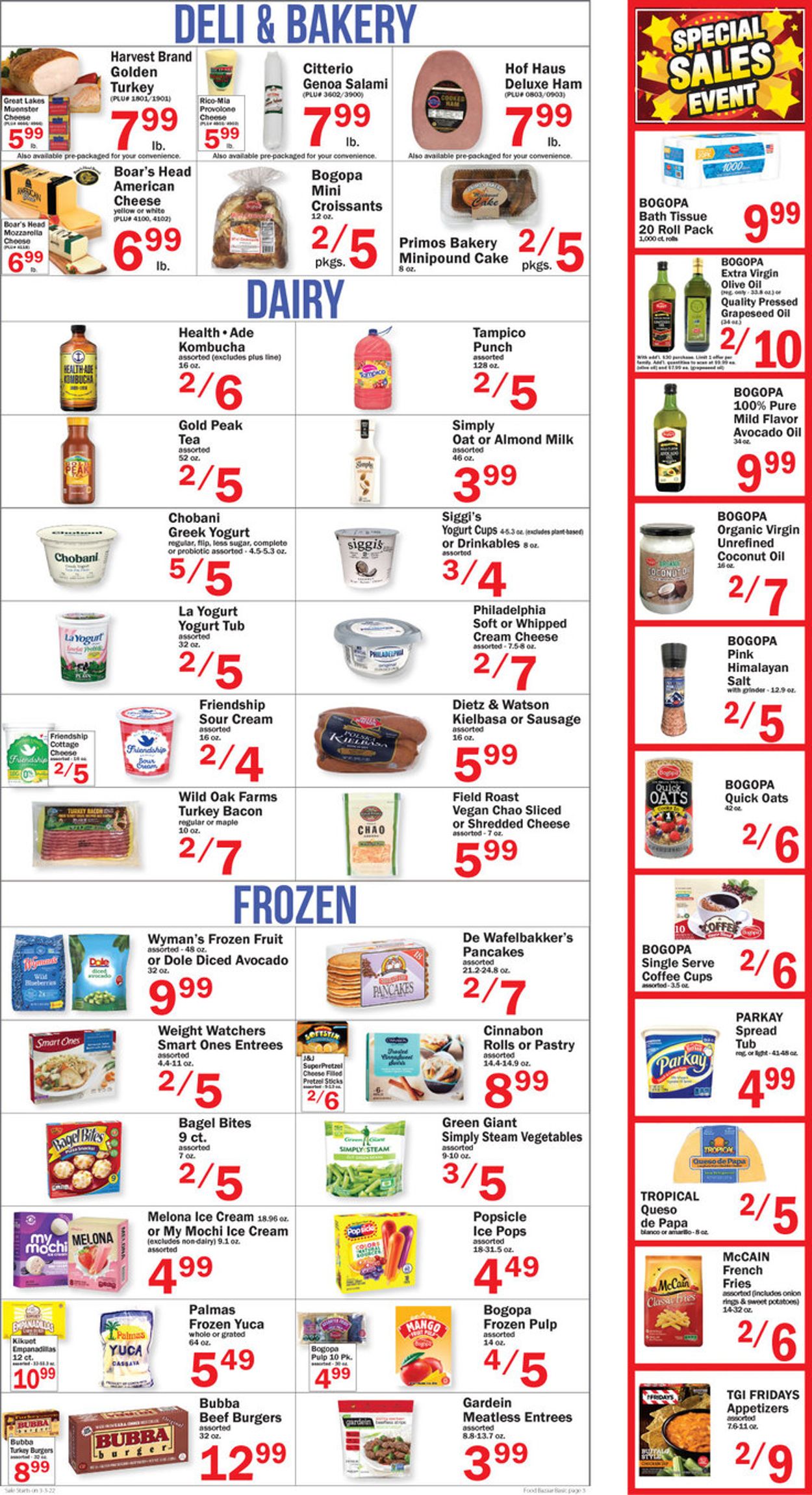 Catalogue Food Bazaar from 03/03/2022