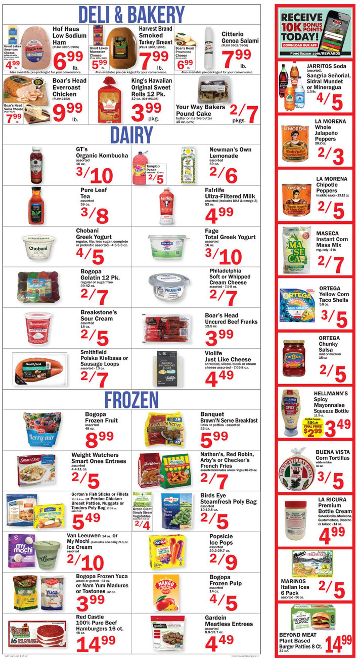 Catalogue Food Bazaar from 04/28/2022