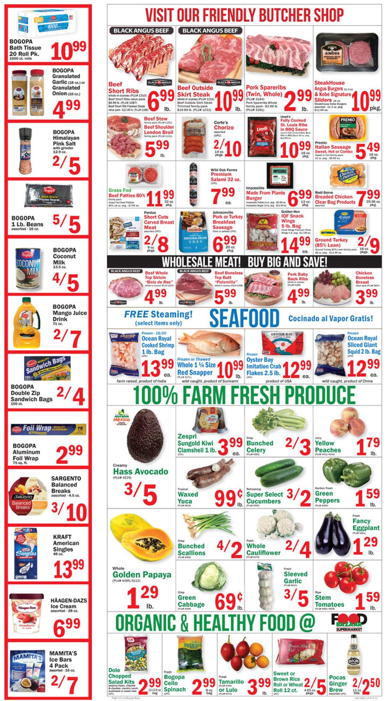 Catalogue Food Bazaar from 08/04/2022