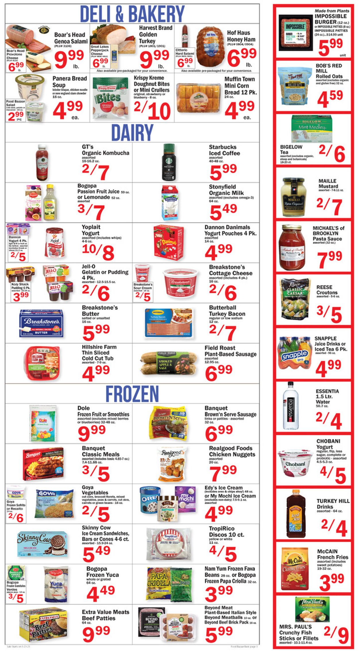 Catalogue Food Bazaar from 03/23/2023