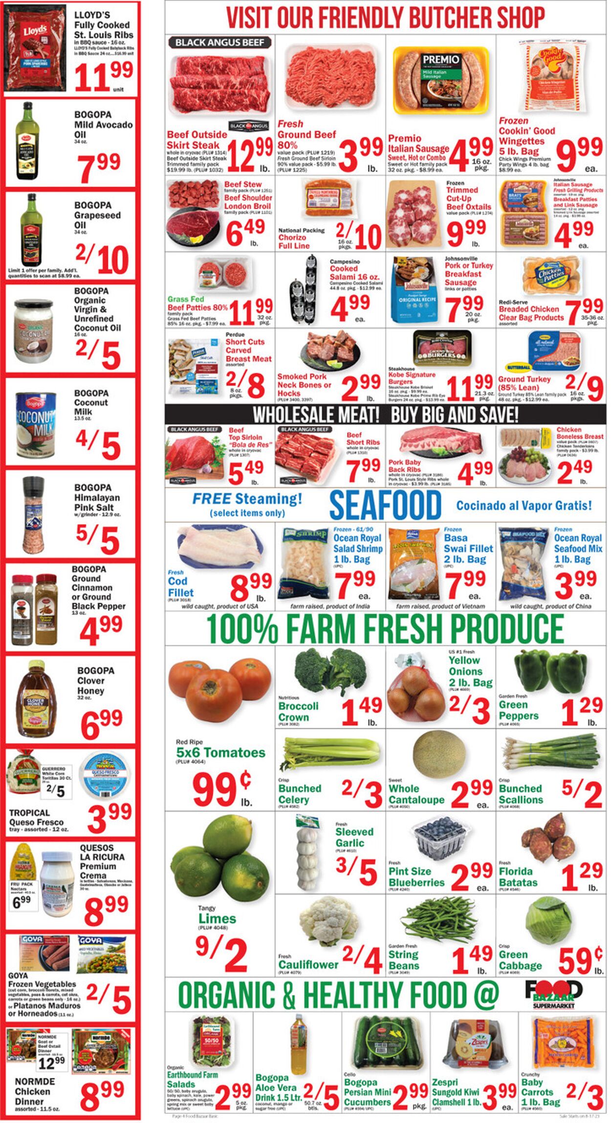 Catalogue Food Bazaar from 08/17/2023