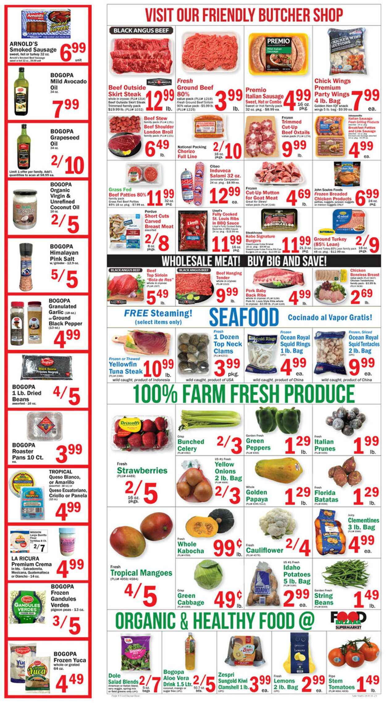 Catalogue Food Bazaar from 08/31/2023