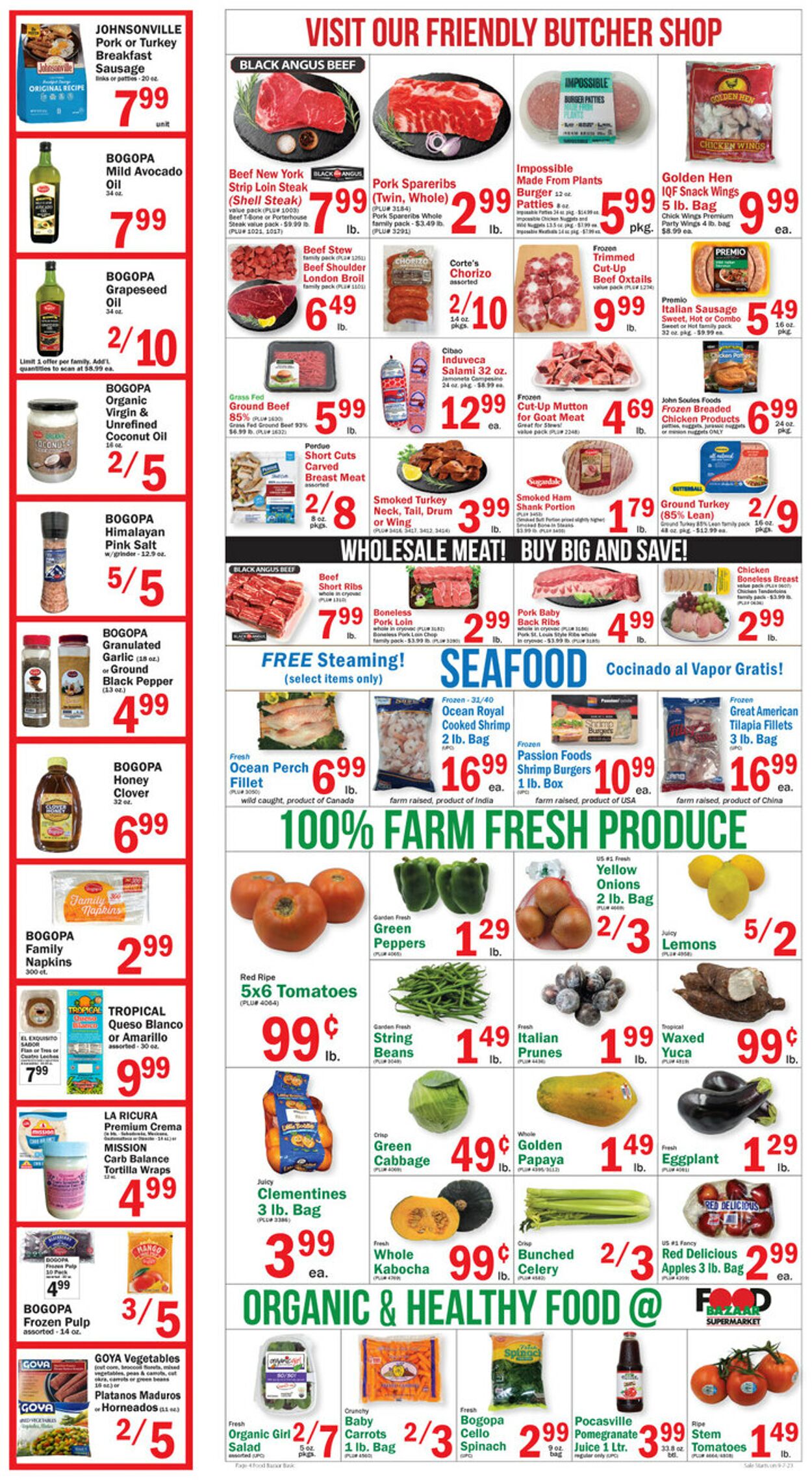 Catalogue Food Bazaar from 09/07/2023