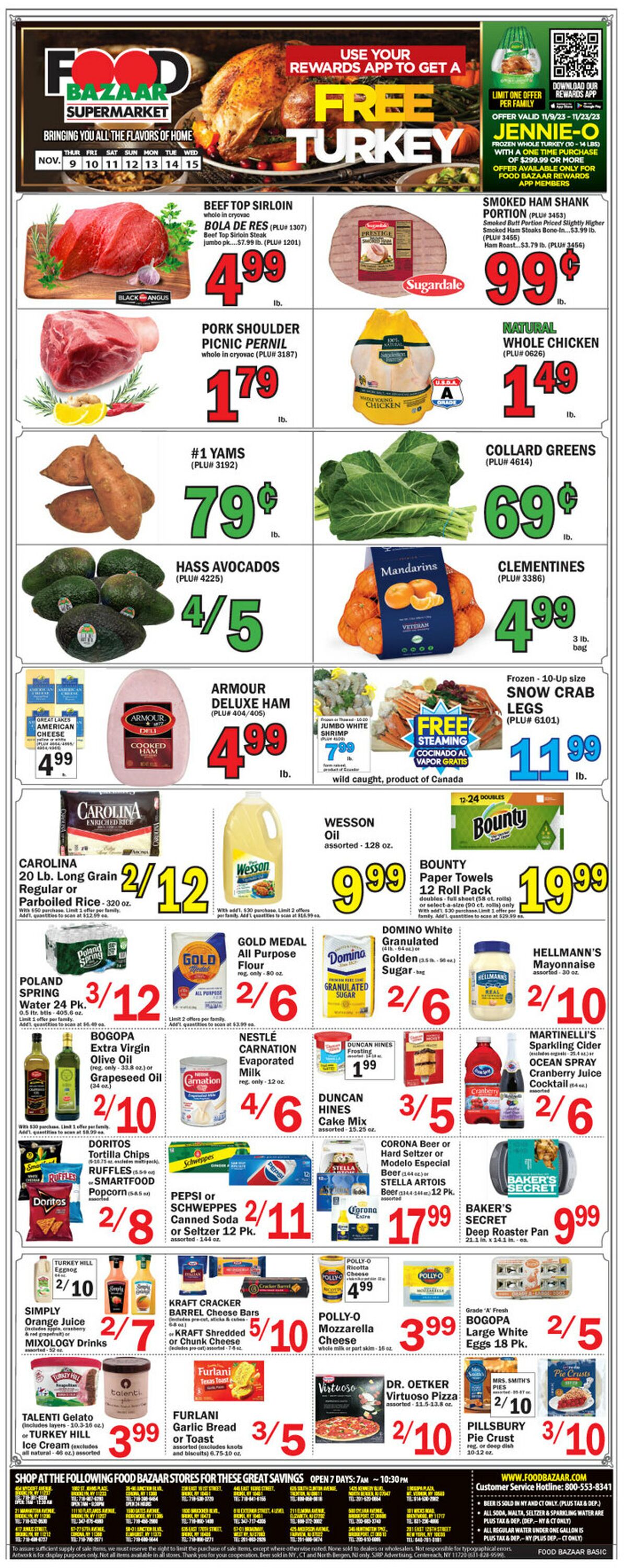 Catalogue Food Bazaar from 11/09/2023