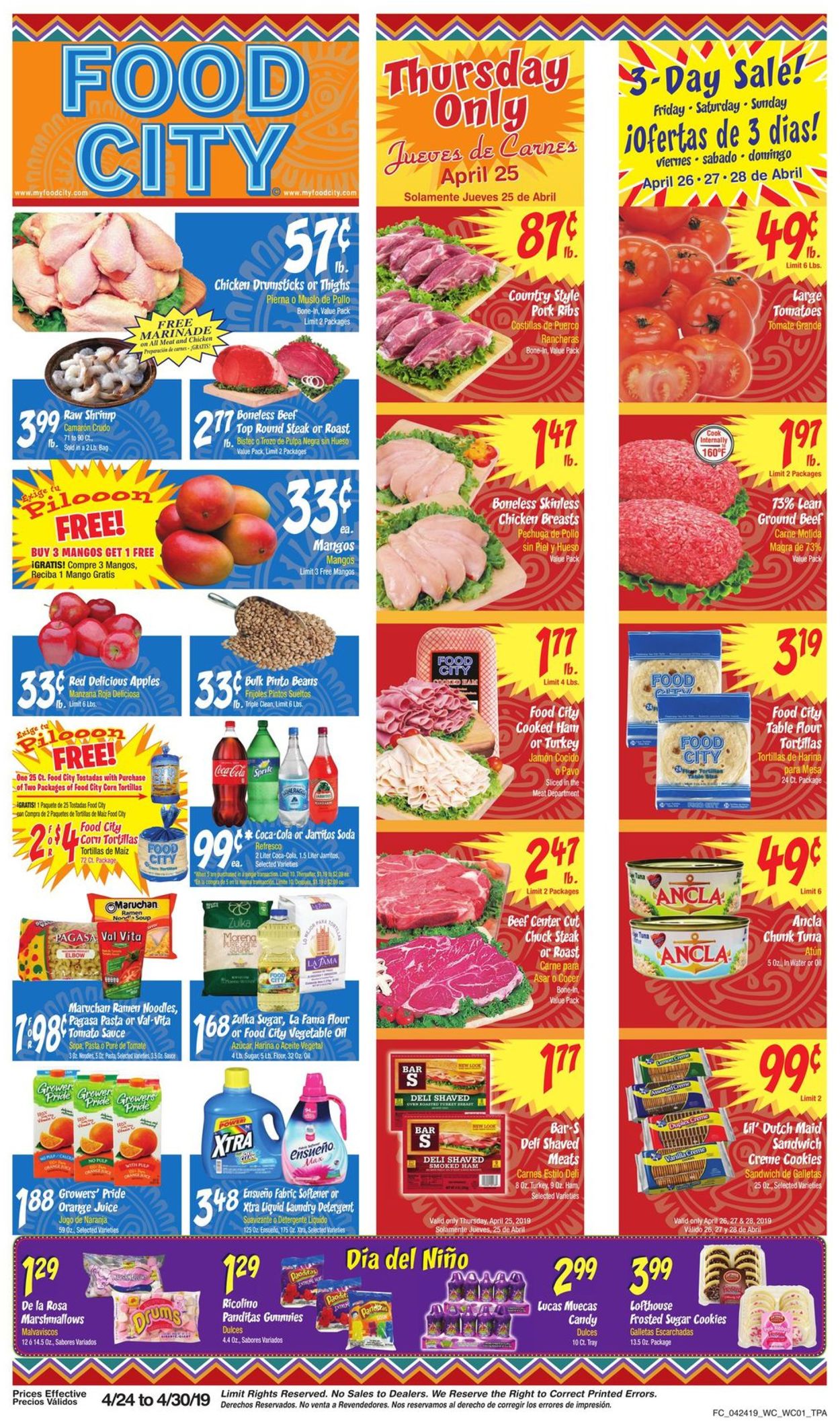 Catalogue Food City from 04/24/2019