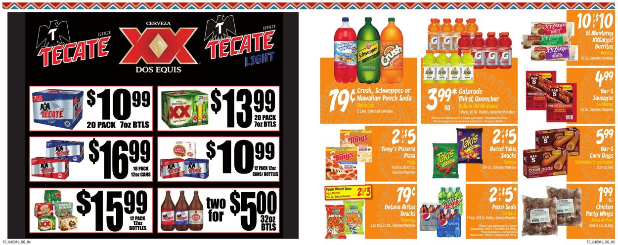 Catalogue Food City from 04/29/2019